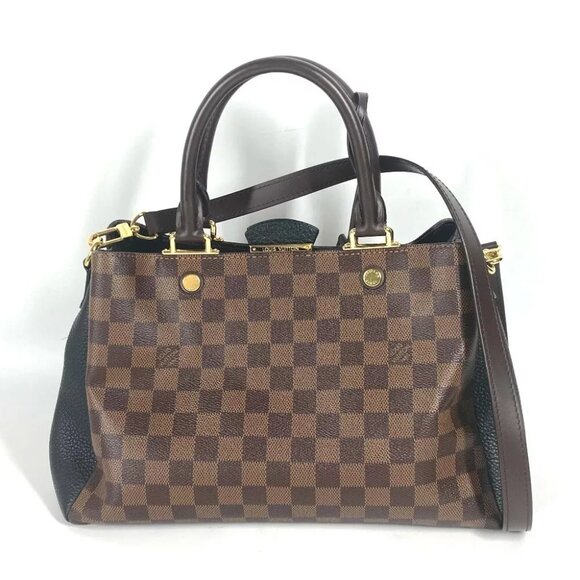 LOUIS VUITTON N41673 Damier Brittany Hand Bag 2WAY Bag Shoulder Bag Tote Bag - Picture 1 of 16